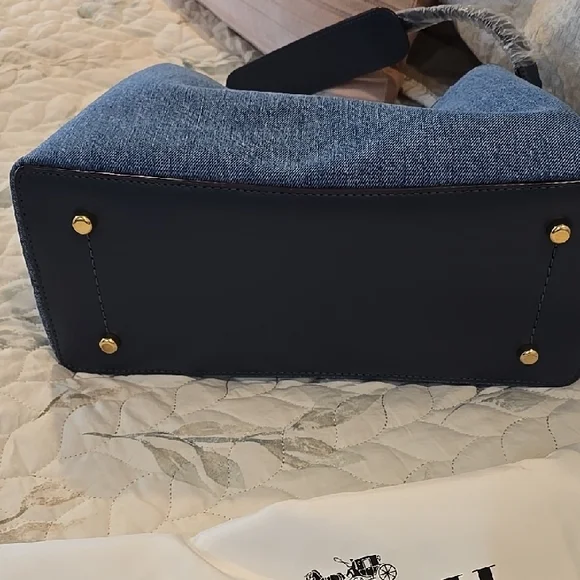 Coach Blue Denim Women's Bag - Picture 6 of 6